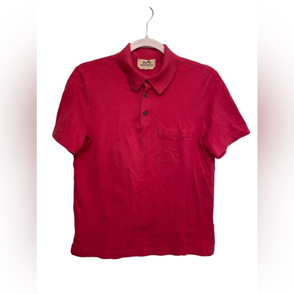Hermes Other - Hot Pink XS Hermés Embroidered Polo Shirt